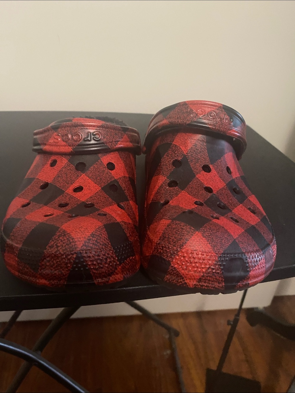Unisex Classic Clog - Red and Black Buffalo Plaid - Picture 6 of 6